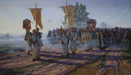 Утро Великорецкого крестного хода